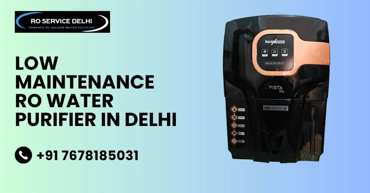 Best Low Maintenance RO Water Purifier in Delhi
